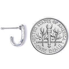 20G 3/8 Steel Dainty Dots Faux Hoop Nose Bone