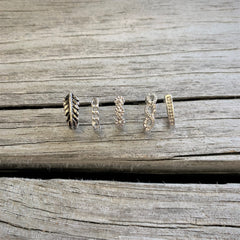 20G 3/8 Steel Chain Link Faux Hoop Nose Bone