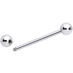 14G 3/4 Stainless Steel Extra Long Barbell Tongue Ring