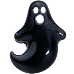 16G 1/4 Black Howling Ghost Halloween Cartilage Tragus Earring