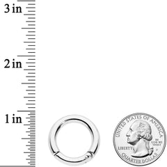 6G 5/8 Stainless Steel Hinged Segment Ring