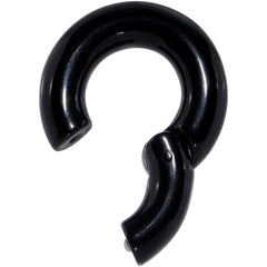 2G 1/2 Black PVD Steel Hinged Segment Ring