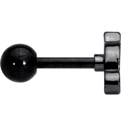 16G 1/4 Black Mouse Cartilage Tragus Earring