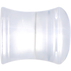 Clear Blue Brown Wolf Acrylic Saddle Plug Set