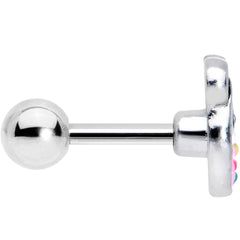 16G 1/4 Pink White Panda Donut Cartilage Tragus