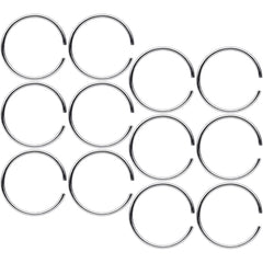 22G 5/16 Seamless Circular Ring Set of 12