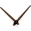 Dark Brown Matte Acrylic Straight Taper Set 12G to 00G