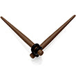 Dark Brown Matte Acrylic Straight Taper Set 12G to 00G
