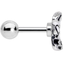 16G 1/4 Western Cowboy Boot Cartilage Tragus Earring