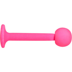 16G 5/16 Pink Acrylic Matte Labret Monroe Tragus