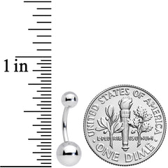 16G 5/16 Grade 23 Titanium Cartilage Curved Barbell