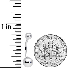 16G 3/8 Grade 23 Titanium Cartilage Curved Barbell