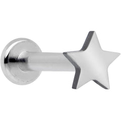 16G 5/16 Star Grade 23 Titanium Internal Thread Labret Tragus
