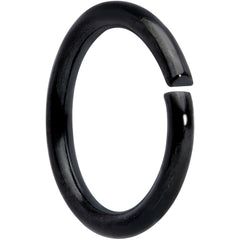 16G 5/16 Black Titanium Anodized Annealed Seamless Circular Ring