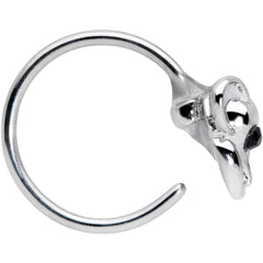 20G 5/16 Black Gem Mysterious Mouse Nose Hoop
