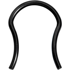 16G 5/8 Black ASTM F-136 Implant Grade Titanium Septum Retainer