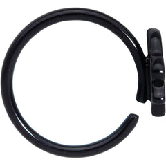 18G 3/8 Black Watermelon Sloth Nose Hoop