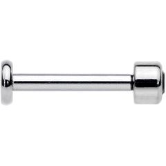 16G 5/16 Black Gem Grade 23 Titanium Internally Threaded Labret