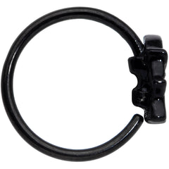 20G 5/16 Black Striped Hat Candy Ghost Halloween Nose Hoop