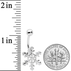 Holiday Snowflake Mitten Stocking Christmas Belly Ring Set of 3