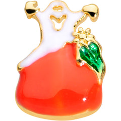 16G 1/4 Gold Tone Haunted Pumpkin Halloween Cartilage Tragus
