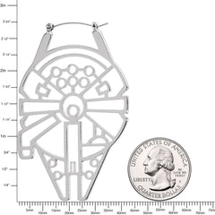 Officially Licensed Star Wars Millennium Falcon Tunnel Plug Earrings