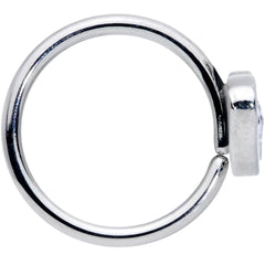 18G 3/8 Sweet Smiling Whale Nose Nose Hoop