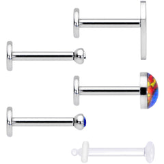 16G 5/16 Officially Licensed Marvel Superman Labret Set of 5