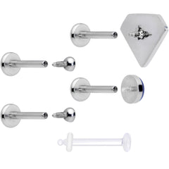 16G 5/16 Officially Licensed Marvel Superman Labret Set of 5