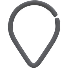 18G 3/8 Grey Matte Teardrop Cartilage Closure Ring
