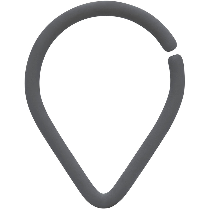 18G 3/8 Grey Matte Teardrop Cartilage Closure Ring