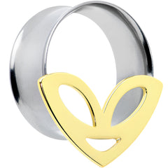 Two Tone Alien Face Double Flare Tunnel Plug Set