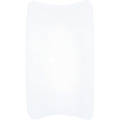 White Acrylic Green Palm Tree Saddle Plug Set