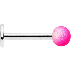 16G 5/16 Pink White Ombre Soft Finish Labret Monroe Tragus