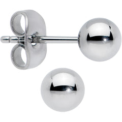 20G 5mm Ball End Grade 23 Titanium Post Stud Earrings