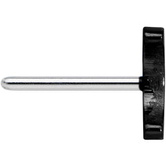 Implant Grade 23 Titanium Black Moon Threadless Push In Top