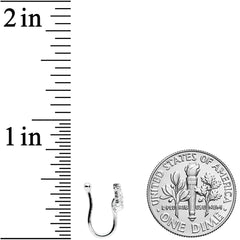 Clear Gem Compass Star Clip On Fake Nose Ring