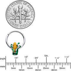 16G 3/8 Summer Corn On The Cob Hinged Segment Ring
