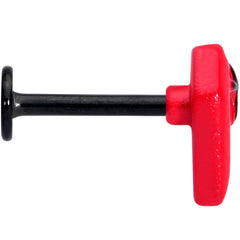 16G 5/16 Black Red Coffin Halloween Labret Monroe Tragus