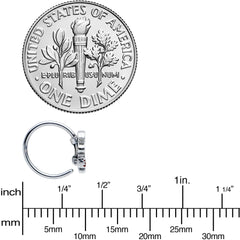 20G 7mm Witch Hat Ghost Halloween Nose Hoop