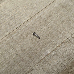 14G 5/16 G23 Titanium Threadless Post Only Labret Monroe Tragus