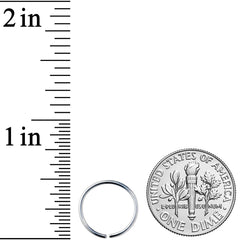 18G 7/16 Grade 23 Titanium Bendable Hoop Ring