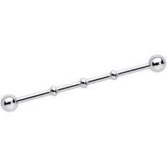 14G Loops Waves Industrial Project Bar 40mm Set of 5