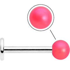 16G 5/16 Matte Pink Aurora Labret Monroe Tragus