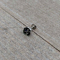 16G 1/4 Spring Flower Green Blue Labret Monroe Tragus
