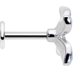 16G 1/4 Glamour Butterfly Labret Tragus