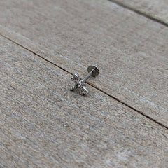 16G 5/16 Aurora Gem Ornate Dragonfly Labret Monroe Tragus