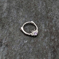 16G 5/16 Purple Gem Ultra Fly Cartilage Clicker
