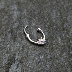 16G 5/16 Purple Gem Ultra Fly Cartilage Clicker