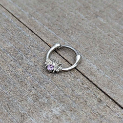 16G 5/16 Purple Gem Ultra Fly Cartilage Clicker